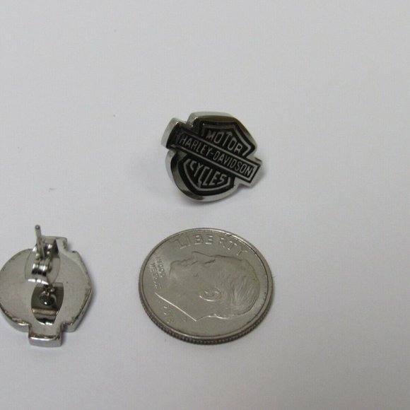 Harley Davidson Steel Earrings! - Picture 5 of 5